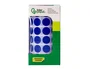 Liderpapel Gomets Circulares Autoadhesivos 15 mm Azul Rollo 2500 Unidades en Caja de Cartón