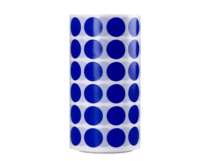 Liderpapel Gomets Circulares Autoadhesivos 15 mm Azul Rollo 2500 Unidades en Caja de Cartón Liderpapel Gomets Circulares Autoadhesivos 15 mm Azul Rollo 2500 Unidades en Caja de Cartón