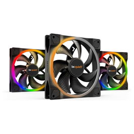 Be Quiet! LIGHT WINGS 140mm PWM ARGB Triple-Pack Ventilador para PC