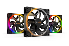 be quiet! Fan Light Wings PWM 140mm BL078 Black 3-Pack Ventilador