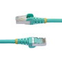 StarTech.com Cable de Red Ethernet Cat6a 7m Aguamarina Snagless PoE++ 100W