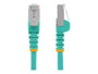 StarTech.com Cable de Red Ethernet Cat6a 7m Aguamarina Snagless PoE++ 100W
