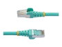 StarTech.com Cable de Red Ethernet Cat6a 7m Aguamarina Snagless PoE++ 100W