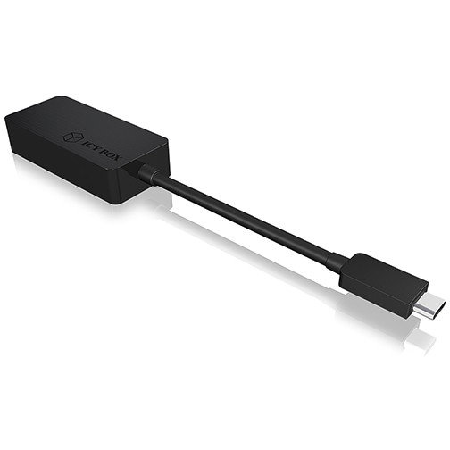 ICY BOX IB-AC534-C Adaptador USB-C a HDMI 4K 60Hz, Resolución 4096x2160, Conector USB Tipo C Macho, Color Negro