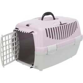 TRIXIE Caja de Transporte Capri 1 XS 32 x 31 x 48 cm Gris Claro y Malva para Perros