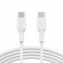 Cable USB-C a USB-C Belkin CAB003BT2MWH Blanco 2 m