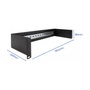 DeLOCK Panel de riel DIN 19″ 2U negro