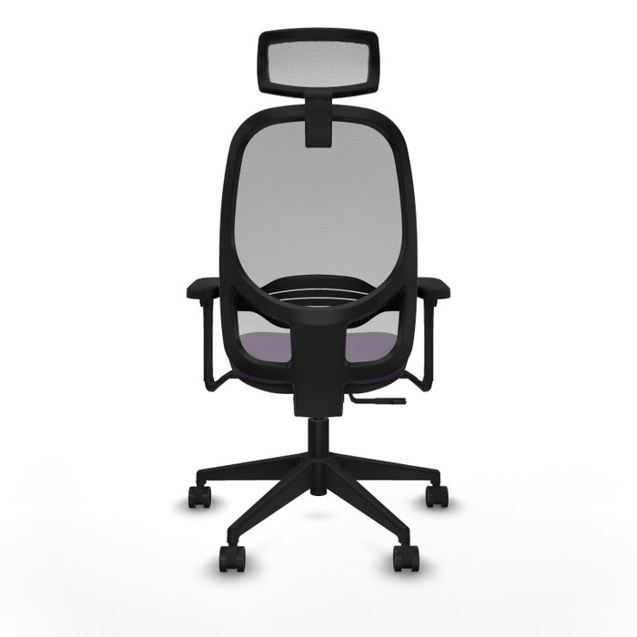 PIQUERAS Y CRESPO Silla de oficina Cilanco con mecanismo Sincro, Morado y Gris