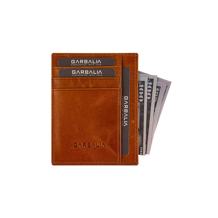Zoozie Bags Cartera Seul - Mustard Unisex Piel Auténtica 100% Unisex Lujosa y Sofisticada Elegante y Compacta Organizador para Tarjetas y Efectivo 10.5x2x8.3cm