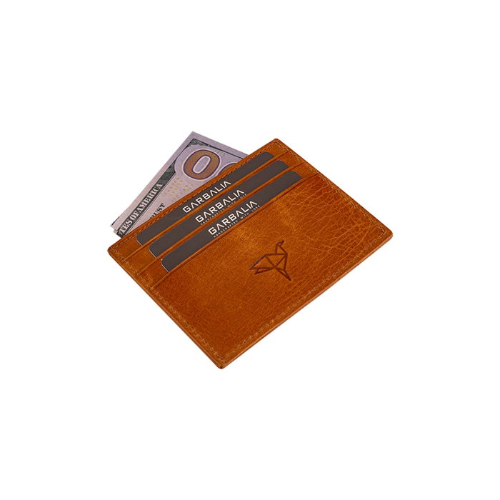 Zoozie Bags Cartera Seul - Mustard Unisex Piel Auténtica 100% Unisex Lujosa y Sofisticada Elegante y Compacta Organizador para Tarjetas y Efectivo 10.5x2x8.3cm