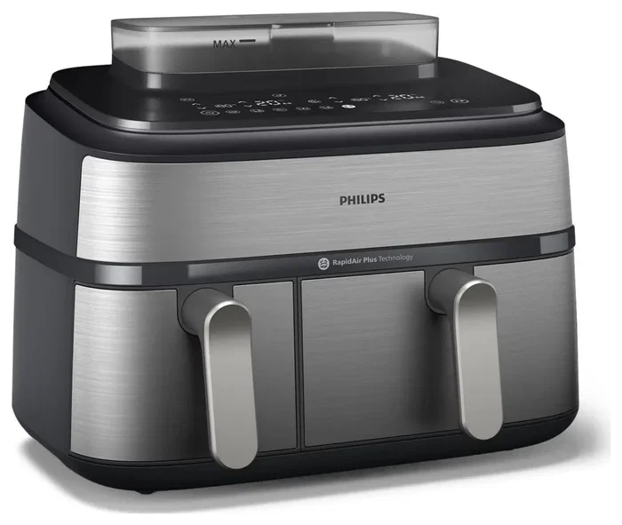 Philips Airfryer NA555/00 Dual Basket 9L Plata Philips Airfryer NA555/00 Dual Basket 9L Plata