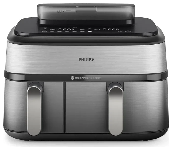 Philips Airfryer NA555/00 Dual Basket 9L Plata Philips Airfryer NA555/00 Dual Basket 9L Plata