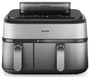 Philips Airfryer NA555/00 Dual Basket 9L Plata