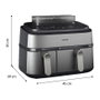 Philips Serie 5000 NA555/00 Dual 9L Plateado