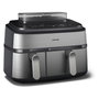 Philips Airfryer NA555/00 Dual Basket 9L Silver