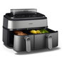 Philips Airfryer NA555/00 Dual Basket 9L Silver