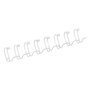 Fellowes Canutillo Wire-O Metálico 6 mm Blanco (34 Anillas, 100 Unidades)