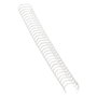 Fellowes Canutillo Wire-O Metálico 6 mm Blanco (34 Anillas, 100 Unidades)