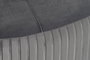 DKD Home Decor Reposapiés Velvet Gris Oscuro