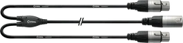Cordial Cable Y XLR Macho / 2 XLR Hembra 30 cm