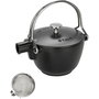 Staub Tetera Redonda de Hierro Fundido Negro 1,15 L