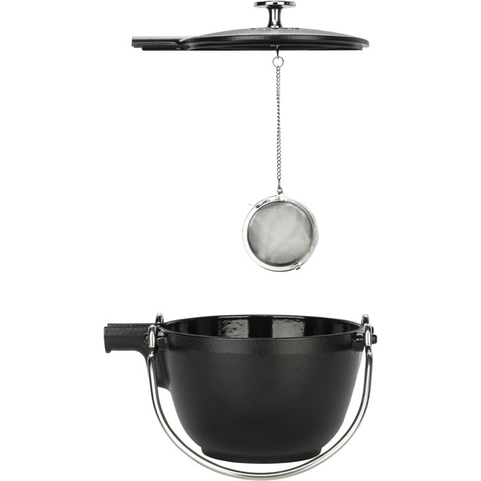 Staub Tetera Redonda de Hierro Fundido Negro 1,15 L Staub Tetera Redonda de Hierro Fundido Negro 1,15 L