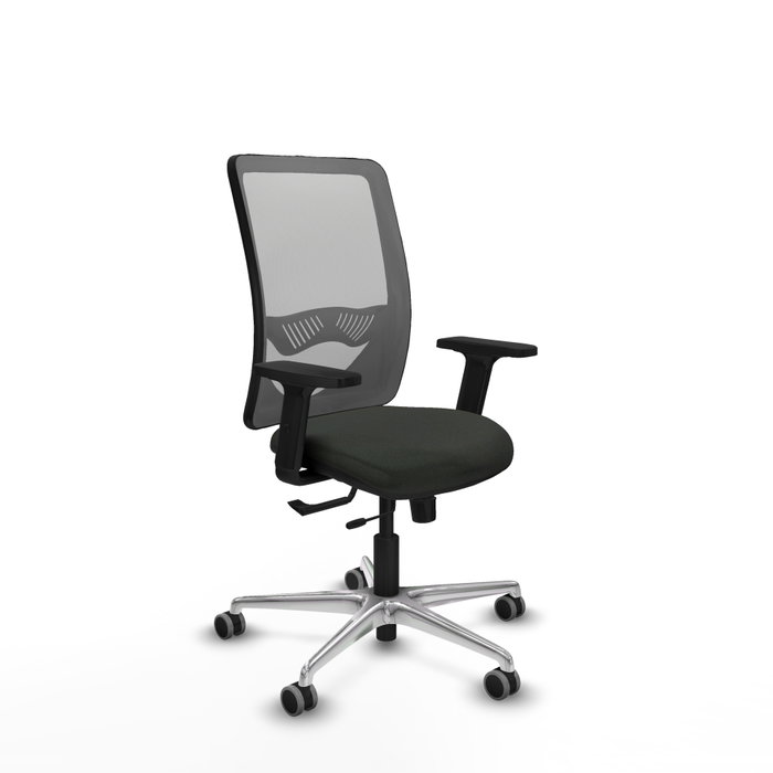 PIQUERAS Y CRESPO Silla de oficina Zulema con mecanismo Sincro/Traslack, Negro y Gris PIQUERAS Y CRESPO Silla de oficina Zulema con mecanismo Sincro/Traslack, Negro y Gris