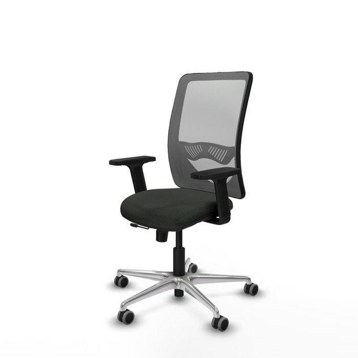 PIQUERAS Y CRESPO Silla de oficina Zulema con mecanismo Sincro/Traslack, Negro y Gris PIQUERAS Y CRESPO Silla de oficina Zulema con mecanismo Sincro/Traslack, Negro y Gris