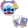 Just Play Set de Papelería Stitch Disney Niños +3 Años Bloc Actividades Rollo Pegatinas Lápices Sellos