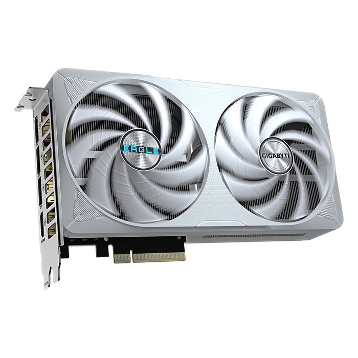 Gigabyte GeForce RTX 5060 Ti EAGLE OC ICE 16G Tarjeta Gráfica - 16 GB GDDR7, 128 bits, PCIe 5.0, 2617 MHz, 2x Ventiladores, Blanco - GV-N506TEAGLEOC ICE-16GD
