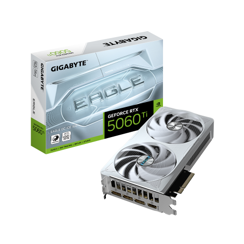 Gigabyte GeForce RTX 5060 Ti EAGLE OC ICE 16GB GDDR7 Blanco