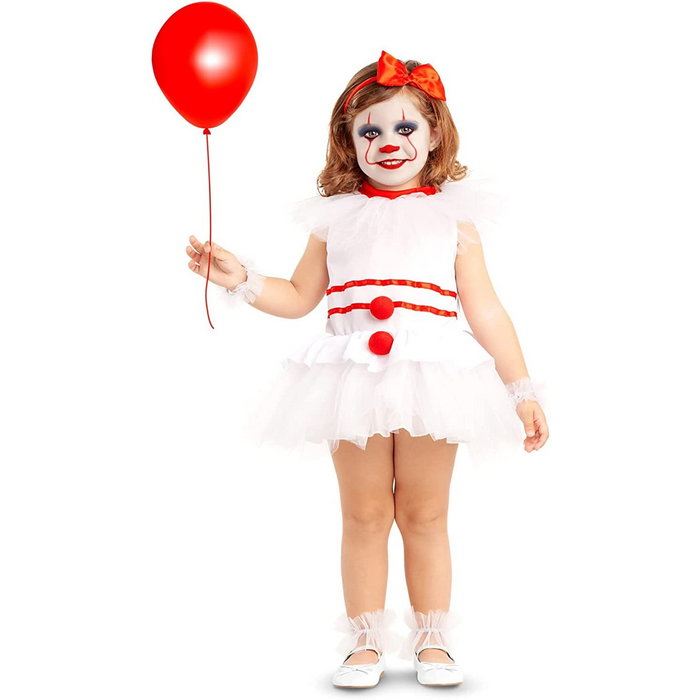 My Other Me Disfraz Bebé Payaso Aterrador Talla 12-24 Meses