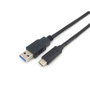 Equip Cable USB 3.0 a USB-C Macho/Macho 0.50m Negro 128345