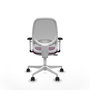 PIQUERAS Y CRESPO Silla de oficina Cilanco con mecanismo Sincro, Morado y Gris
