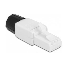 DeLOCK Conector RJ45 macho Cat.6 UTP sin herramientas Blanco