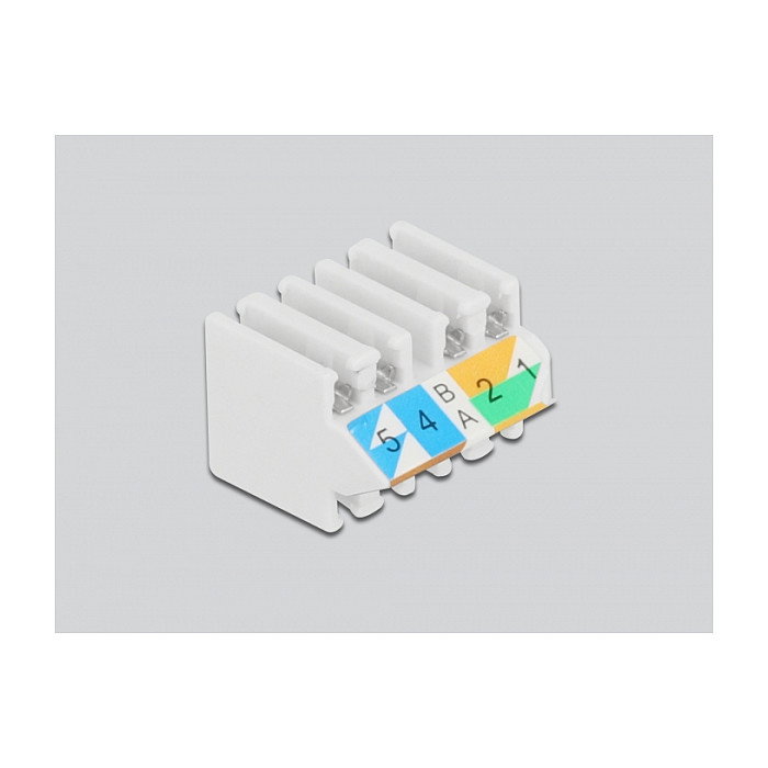 DeLOCK Conector RJ45 macho Cat.6 UTP sin herramientas Blanco DeLOCK Conector RJ45 macho Cat.6 UTP sin herramientas Blanco