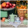 Bialetti Set de 4 Tazas de Espresso con Platos Mercato Della Frutta