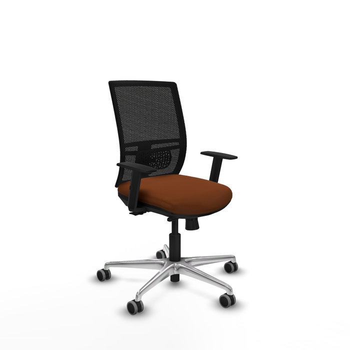 PIQUERAS Y CRESPO Silla de oficina Yunquera Marrón y Negro PIQUERAS Y CRESPO Silla de oficina Yunquera Marrón y Negro