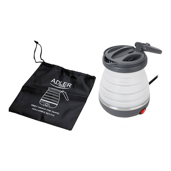 Adler Hervidor de agua plegable de viaje 0,6l - Gris Adler Hervidor de agua plegable de viaje 0,6l - Gris
