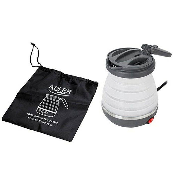 Adler Hervidor de agua plegable de viaje 0,6l - Gris Adler Hervidor de agua plegable de viaje 0,6l - Gris