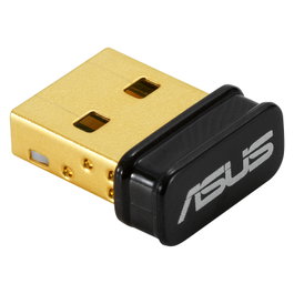 ASUS USB-BT600 Bluetooth 6.0 Dongle Adapter USB para PC, inalámbrico, Bluetooth 6.0, velocidad 1.5 Mbit/s, color Negro/Oro