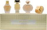 Paco Rabanne Miniature Gift Set con Million Gold, Fame, Olympea y Lady Million