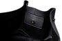 Vince Camuto Bolso de Hombro Foggia Suede Negro Cuero de Polivinilo