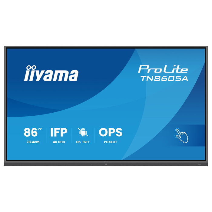 Iiyama TN8605A-B1AG - Panel Interactivo Táctil de 85.6" (217 cm) 4K Ultra HD, IPS, USB-C, Altavoces, montaje VESA, para Educación Iiyama TN8605A-B1AG - Panel Interactivo Táctil de 85.6" (217 cm) 4K Ultra HD, IPS, USB-C, Altavoces, montaje VESA, para Educación