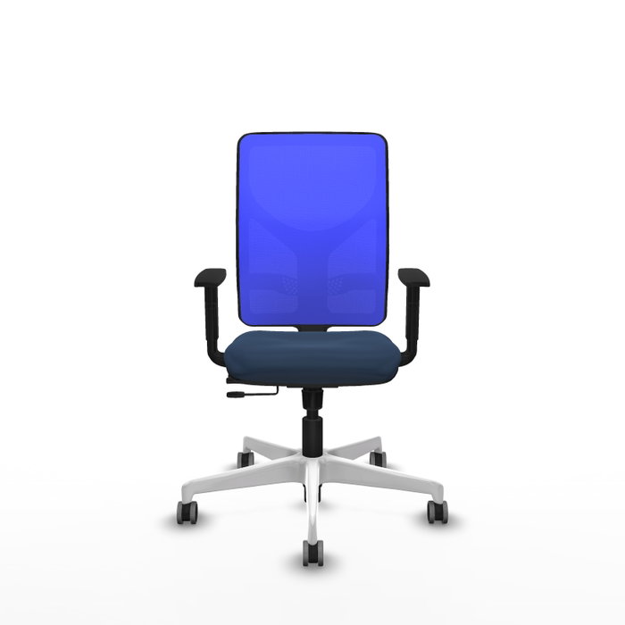 PIQUERAS Y CRESPO Silla de oficina Motilla Azul marino y Azul