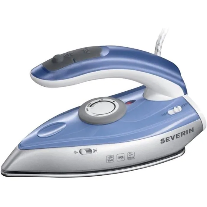 Severin Plancha de vapor de viaje BA3234 1000 W Doble voltaje