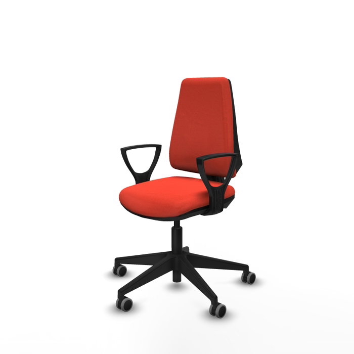 PIQUERAS Y CRESPO Silla de oficina Elche Naranja oscuro