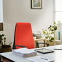 PIQUERAS Y CRESPO Silla de oficina Elche Naranja oscuro