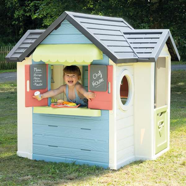 Smoby Casa Chef Cocina de Juguete para Niños +3 años, 1.35x124 cm con 48 Accesorios