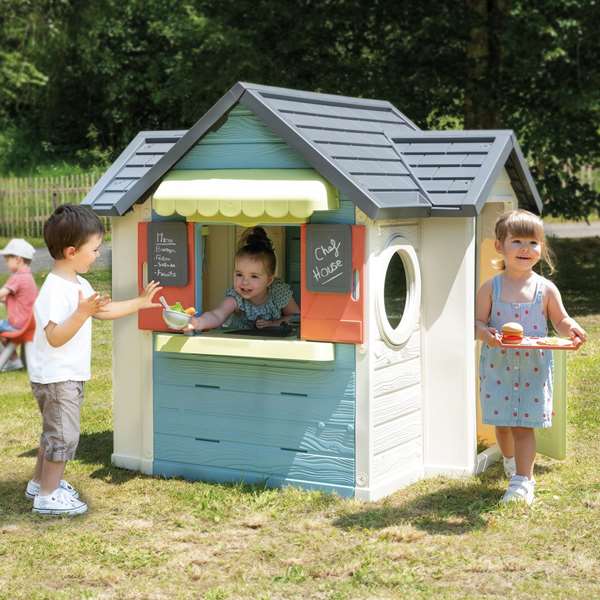 Smoby Casa Chef Cocina de Juguete para Niños +3 años, 1.35x124 cm con 48 Accesorios